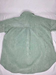 ZARA FINE-WALED CORDUROY OVERSIZED SHIRT