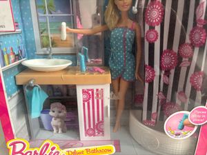 Barbie Deluxe Bathroom Playset