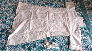 Silver Colour Knee Length Shirt