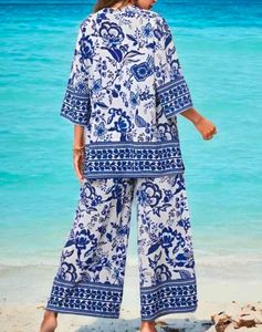 BOHEMIA PRINT KIMONO &amp; WIDE PANT