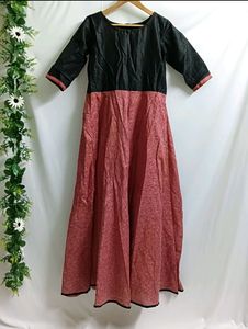 Colour Block A Line Gown
