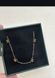 Delicate Gold Clover Necklace