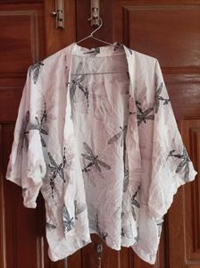 Dragonfly Print Kimono