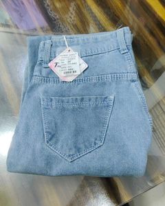 Light Wash Moms Fit Denim Jeans