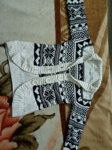 Black And White Sweater