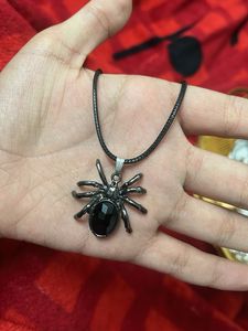Gothic Spider Pendant Necklace