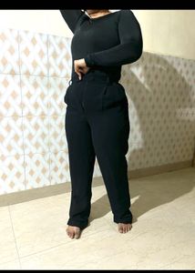 Black Korean pant