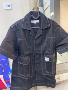 Unused Topstitched Denim Shirt