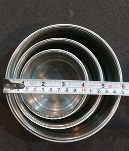 Stainless Steel Containers Set of 3 with lids
