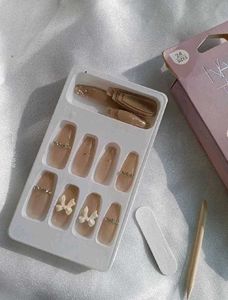 Nails Tips With Bow 🎀 Professional Design