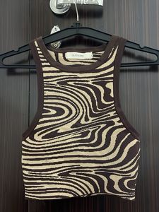 Stylish Printed Crop Tank Top
