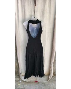 Sleek Black Sleeveless Dress
