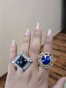 Set of 4 Statement Rings