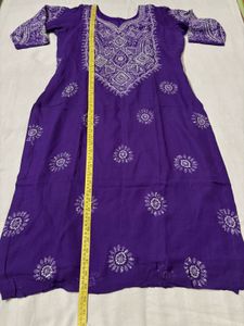 Royal Purple Embroidered 3Pc Suit Set