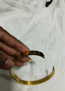 Mens Golden Kada Bracelet