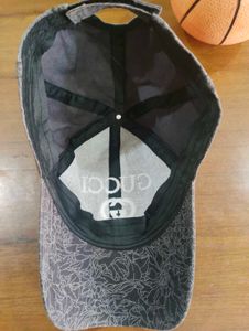 Gucci Logo Floral Print Vintage Baseball Cap