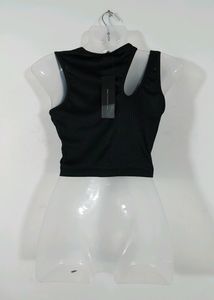 Black Crop Top (Women)