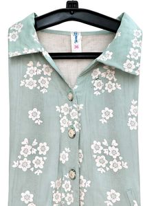 Charming Floral Print Dress for Girls