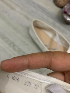 White Ballet Flats