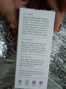 plum bakuchiol &amp; retinol