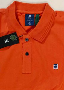 Men's Orange Polo Shirt