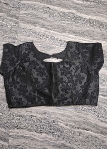 Elegant Black Floral Blouse