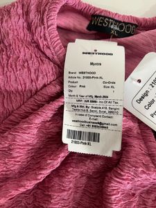 Pink crinkled Co-ord Set