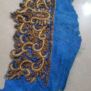 Embellished Blue heavy work patch