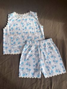 Cute Butterfly Print Pajama Set