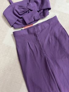 Purple Co Ord Set