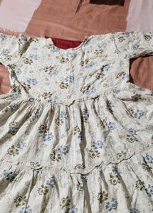 Floral Tiered short Kurta
