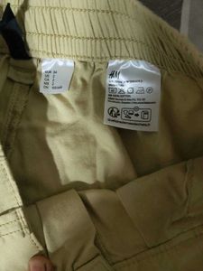 H&amp;M Beige Cotton Pants