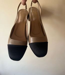 Slingback  block heels