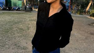 Black Button-Down Shirt