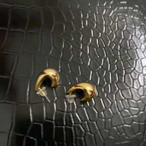 Gold Dome shaped earrings