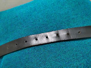Genuine Leather Slim Belt