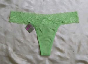 Lime Green Thong Lace panty