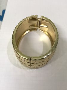 Chunky Gold Textured Bangle