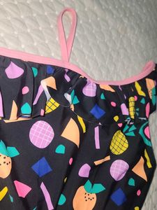 Funky Fruit Print One-Piece Swimsuit