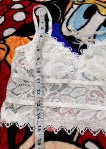 Lace detail brallete top