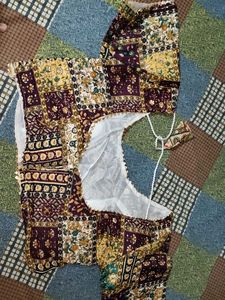 Bohemian Print Skirt blouse &amp; dupatta+ freebies