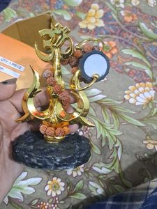 Satya Sanatan Om Shivling with Rudraksha