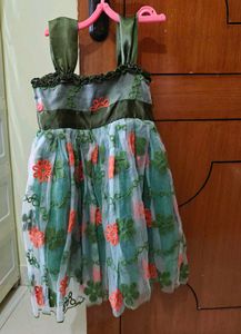 Girls Floral Party Dress