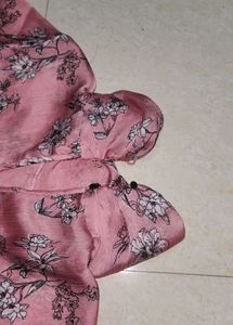 Floral Print Pink Top