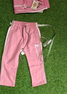 Kids New Pink Track Pants
