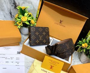 Louis Vuitton Wallet and Belt Set
