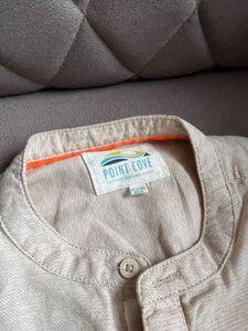 Men's Casual Linen Blend Shirt
