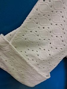 White Crochet Knit Top