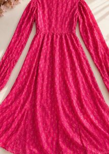 Beautiful Pink Floral Gown