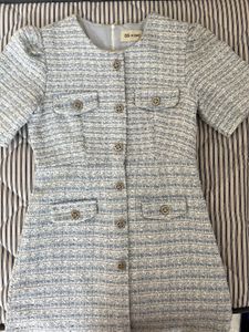 Korean Tweed Mini Dress